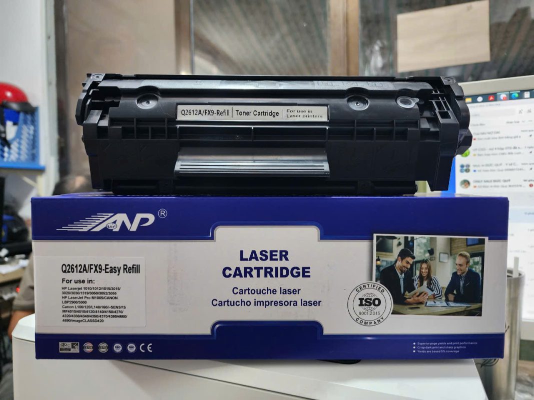 Đánh giá hộp mực HP 12A ANP cho máy in văn phòng