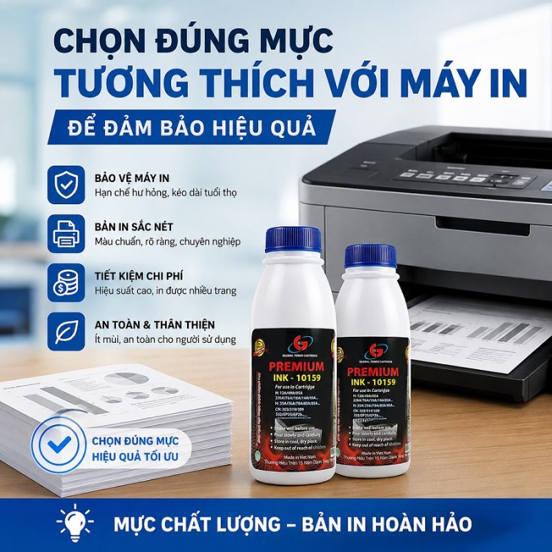 Mực nạp HP/CANON CM10159 dùng được cho những dòng máy in nào? 2 Mực nạp HP/CANON CM10159 là dòng mực laser đen được thiết kế dành cho các máy in HP và Canon