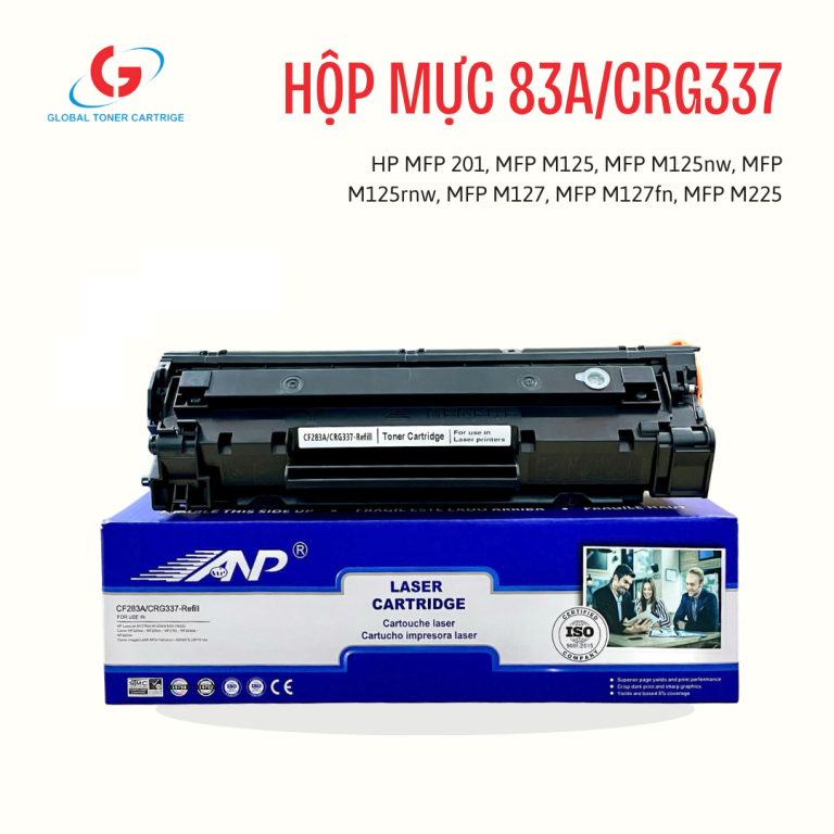 Hộp mực máy in HP 83A (mã CF283A) là loại hộp mực laser đen trắng được thiết kế dành cho nhiều dòng máy in HP LaserJet.