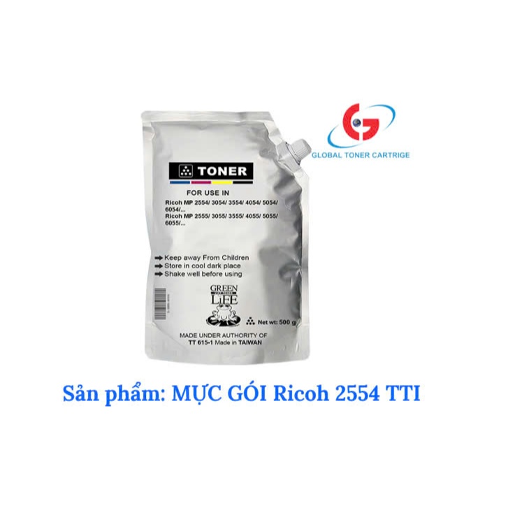 Mực Gói Ricoh 2554 TTI - Mực Photocopy (0.5 kg)
